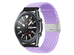 Correa Pulsera Trenzada Flexible para Garmin Vivomove Hr Morado