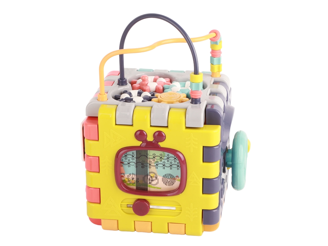 Bj-juguete Hexaedro Para Bebê: Juguete Educativo De Aprendizagem Precoce Com Cores Brilhantes E Atividades Multifuncionais