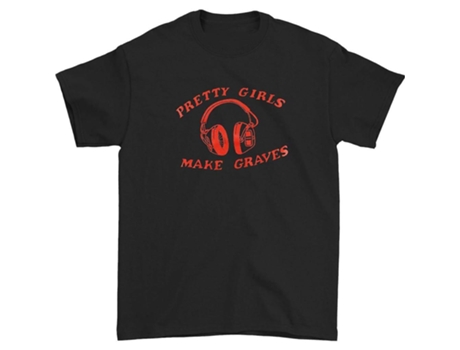 Camiseta ROCKINSTONE Pretty Girls Make Graves Headphones (XXL)