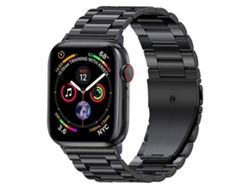 Correa ajustable para Apple Watch de 38 mm, 40 mm y 41 mm, de acero inoxidable y metal, fácil de ajustar.