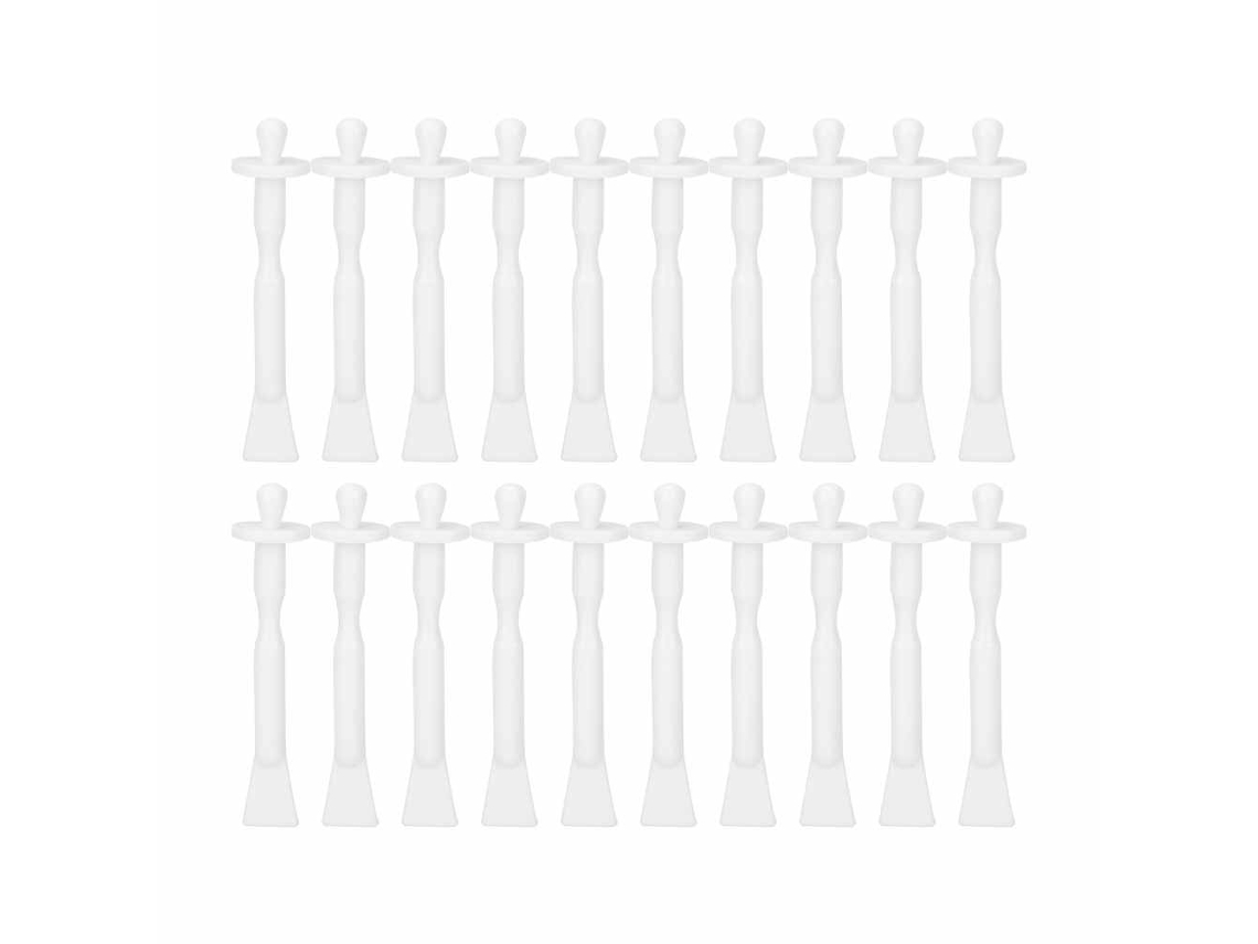20pcs Palillos Depilatorios De Cera Desechables 2 En 1 De Doble Extremidad Multifunción