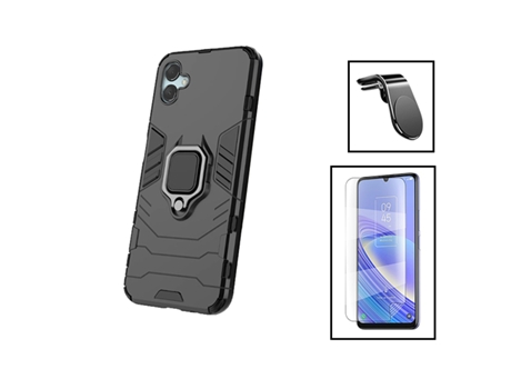 Kit De Película De Hidrogel De Cubierta Completa Cubierta Frontal 3X1 Defensor Militar Soporte Magnético L Conducción Segura Coche Para Samsung Gal...