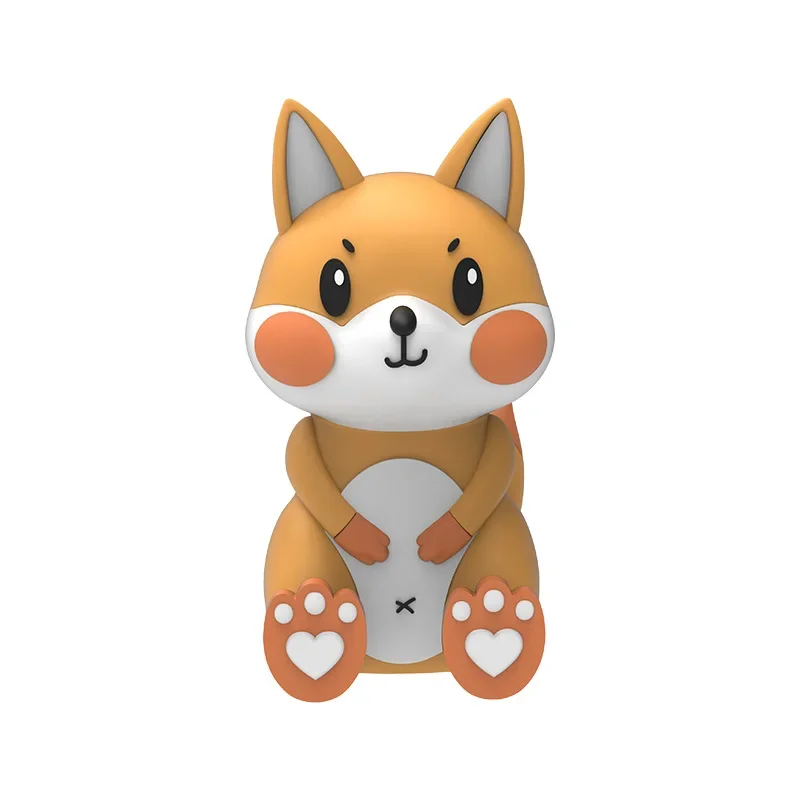 (zorro) Altavoz Bluetooth Con Diseño De Animal De Dibujos Animados, Mini Soporte Multifuncional Para Teléfono
