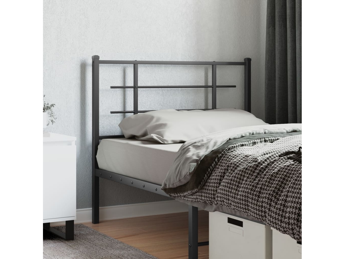 Cabecero De Metal Negro 107 Cm