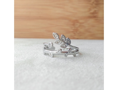 Anillo A BIJUTERIA (Acero Inoxidable - Plateado - Ajustable)