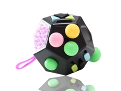 Juguete Antiestrés: Cubo Dodecagonal De 12 Caras Para Niños Y Adultos.