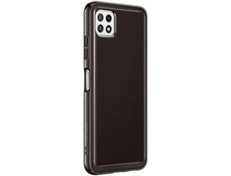 Funda SAMSUNG A22 5G Soft Clear Negro