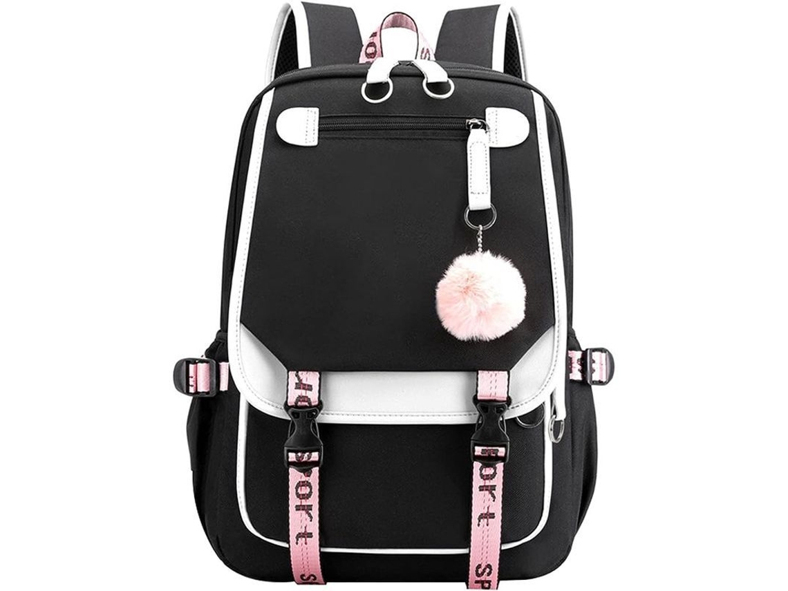 2026-mochila Para Adolescentes Escolar Con Puerto De Carga Usb Diseño Colorido Resistente Al Agua 16 Pulgadas