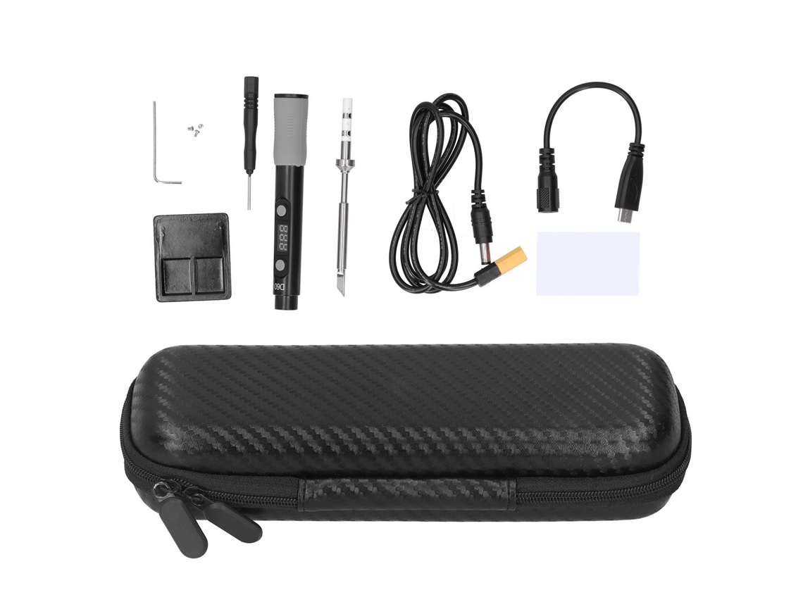 Set De Soldador Eléctrico Mini Portátil Herramientas De Soldadura Con Bolsa De Almacenamiento Extendida Sqd60b