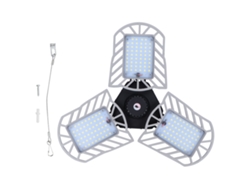 2026-luz Led Para Garaje 60w E26/e27 Deformable Regulable 85-265v Luz De Trabajo Techo Tienda