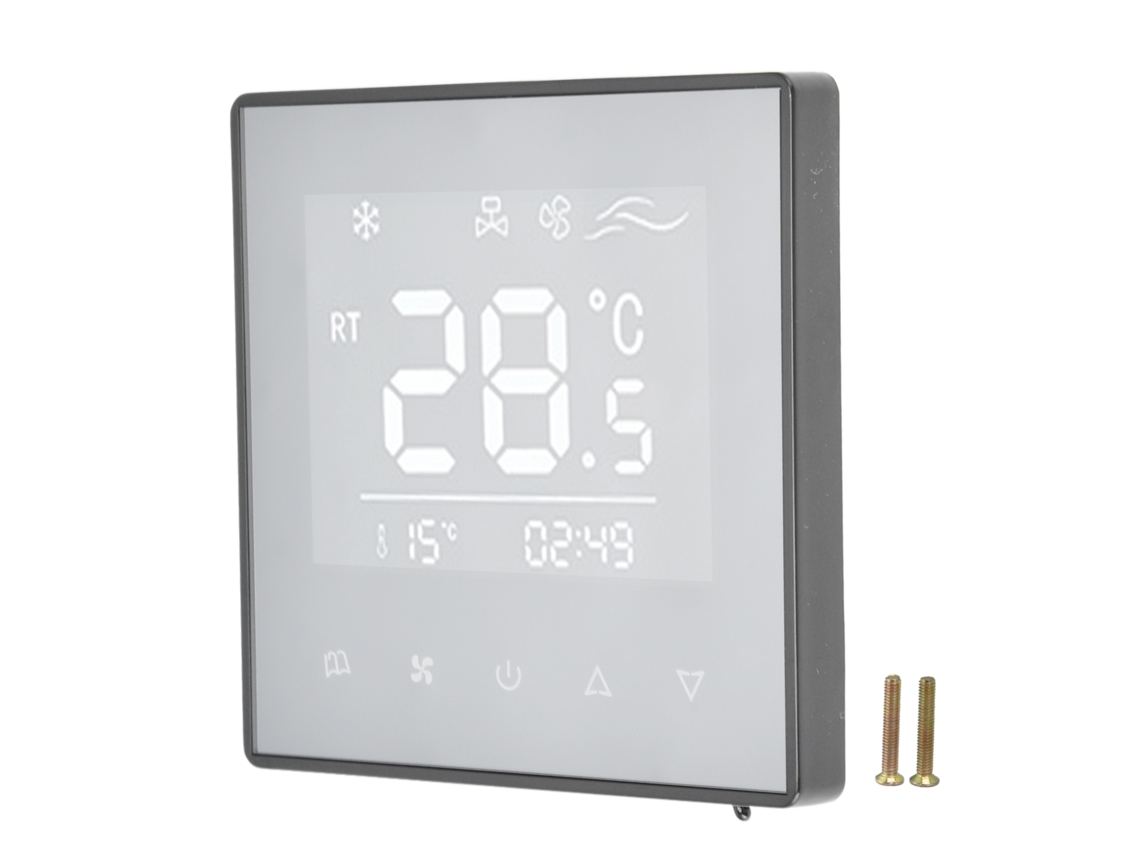 2026 Store-termostato Digital Con Pantalla Lcd Tactil Controlador Inteligente De Temperatura Para Aire Acondicionado Hogar Hotel Ac220v Negro