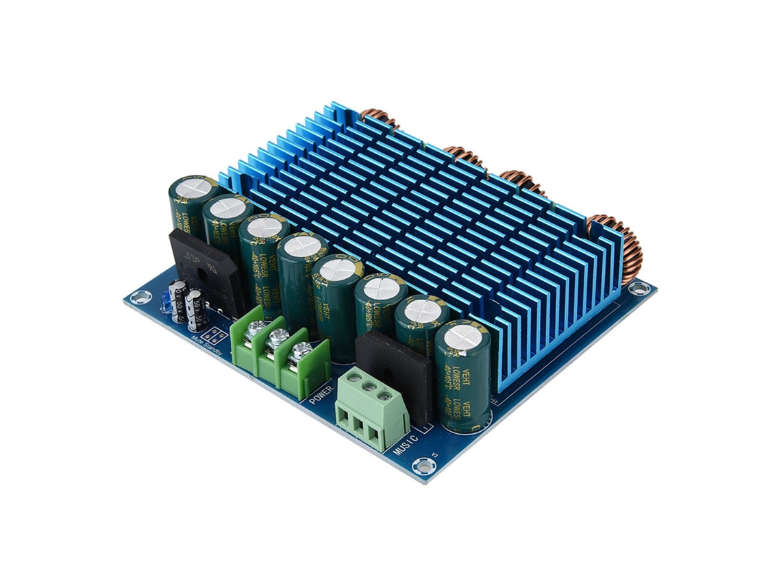 Placa Amplificadora De Potencia Digital De Ultra Alta Potencia Con Dos Chips, 2 Canales, 2 X 420 W.