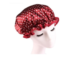 Gorro De Ducha Reutilizable De Alta Calidad Con Diseños Elegantes Y Color Vino Para Adultos.