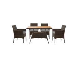 Conjuntos de Refeição TEAMSON HOME (Rattan - 73,7 cm)