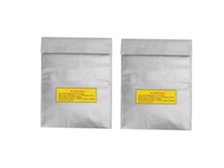 2 Fundas Seguras Para Baterías Lipo Con Orificios De Carga, Resistentes Al Fuego Y A Las Explosiones.