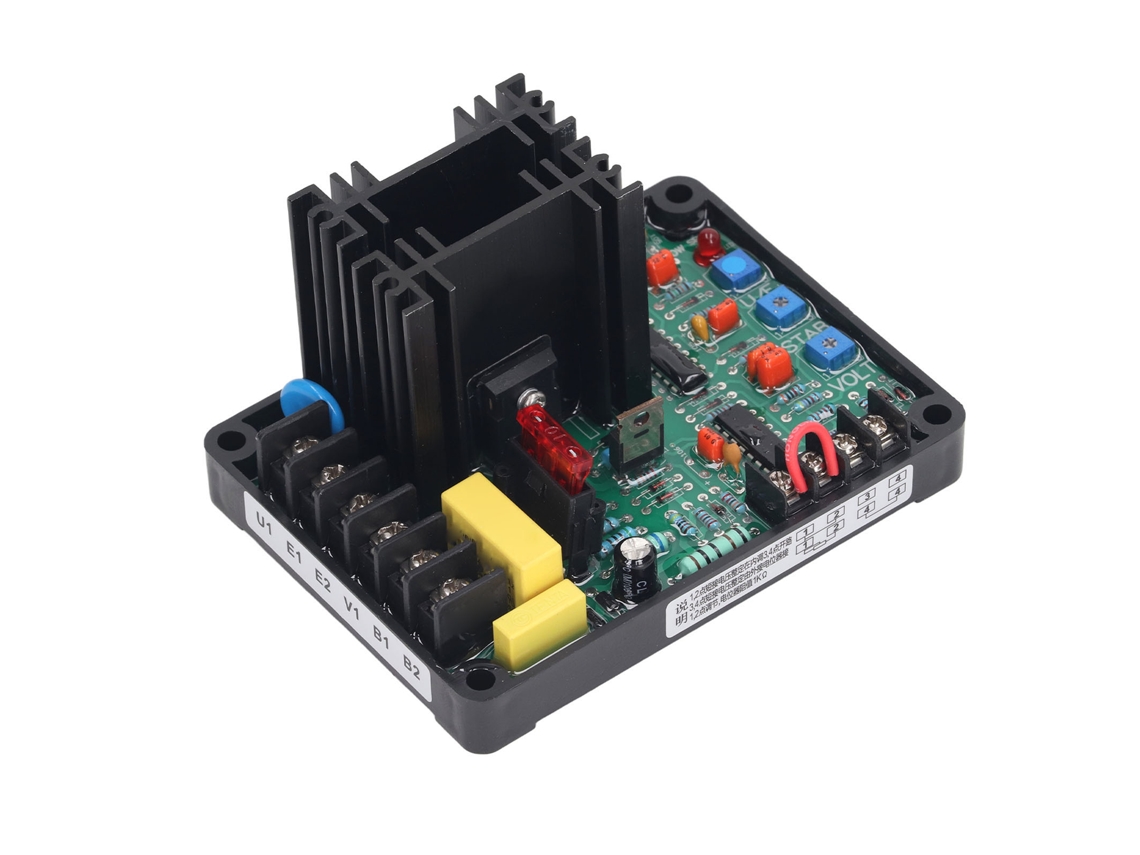 Regulador Automático De Voltaje (avr) Sin Escobillas Para Generadores Con Protección Contra Baja Frecuencia Y Arranque Suave, 180-276 Vca