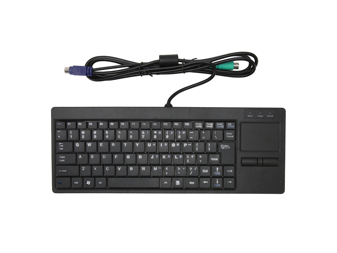 Teclado Industrial Con Panel Táctil, Conexión Plug And Play Fija, Interfaz Ps2 Para Control Industrial (ipc).