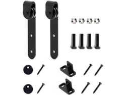 1 Kit De Herrajes Para Puerta Corrediza De Granero Para Armario