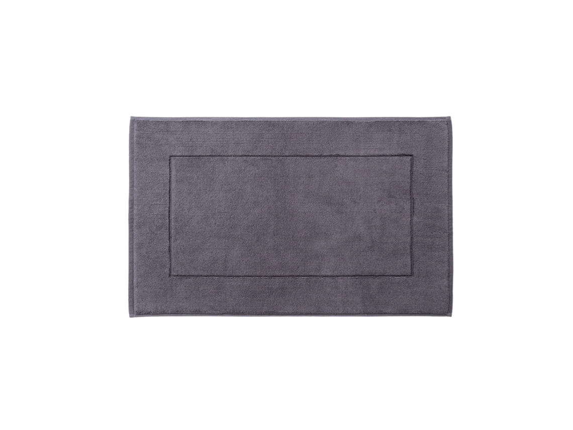 Alfombrilla de baño 50x80cm 100% algodón 1450GSM gris SCALPERS