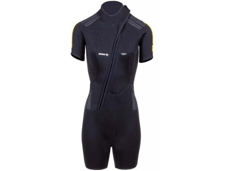 Traje de Niños para Buceo BEUCHAT Corto Negro (10/12 años)
