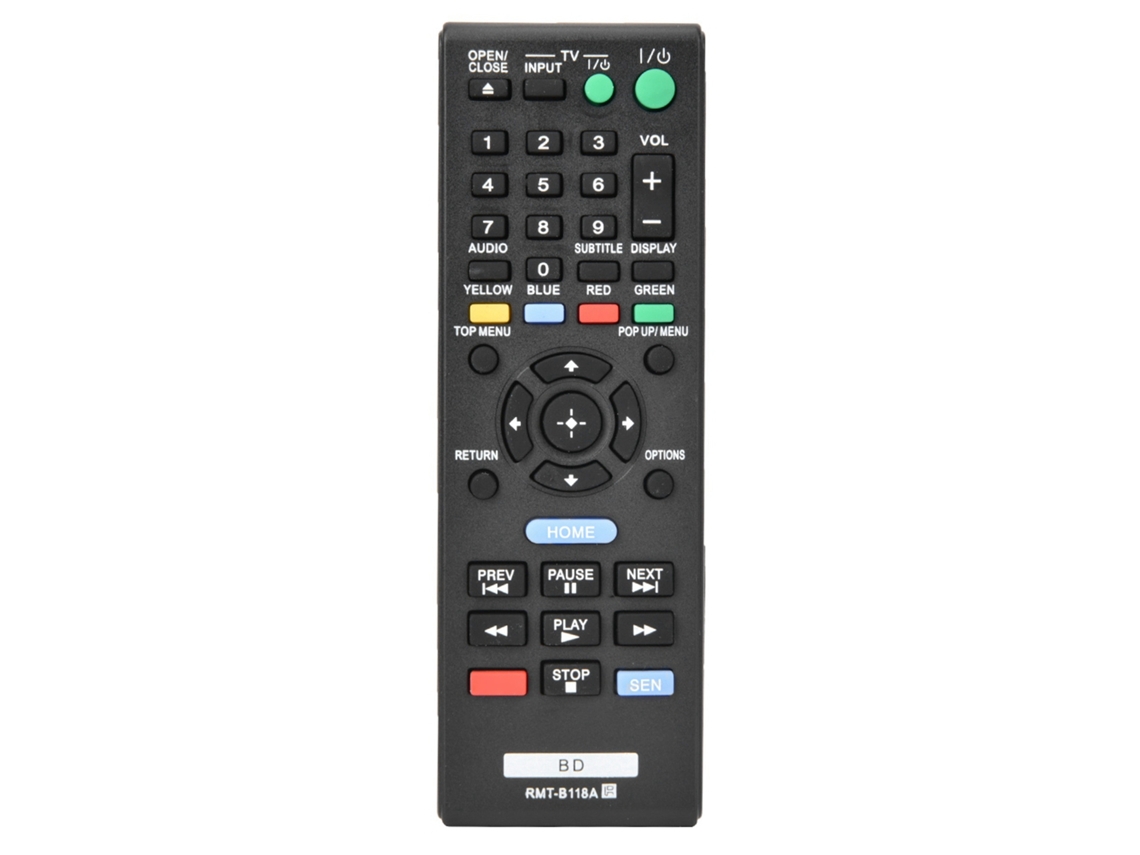 Control remoto 2026dn Rmt B118a para reproductor de Blu-ray Sony Bdp185c Bdpbx18 Bdpbx3100 Bdps185