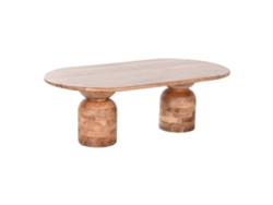 Mesa Centro Acacia Marron 135x75x45cm
