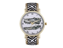 Reloj De Pulsera Unisex Con Correa De Cordón De Tela - Estilo Moderno Y Preciso