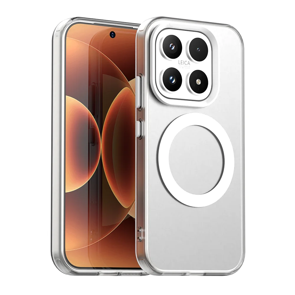 (blanco, Note 15pro Plus 5g) Funda Transparente Mate Magnética Para Carga Inalámbrica, Cubierta Protectora A Prueba De Golpes.