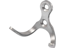 Perchero de pared para puerta o baño con doble gancho CHABERLU
