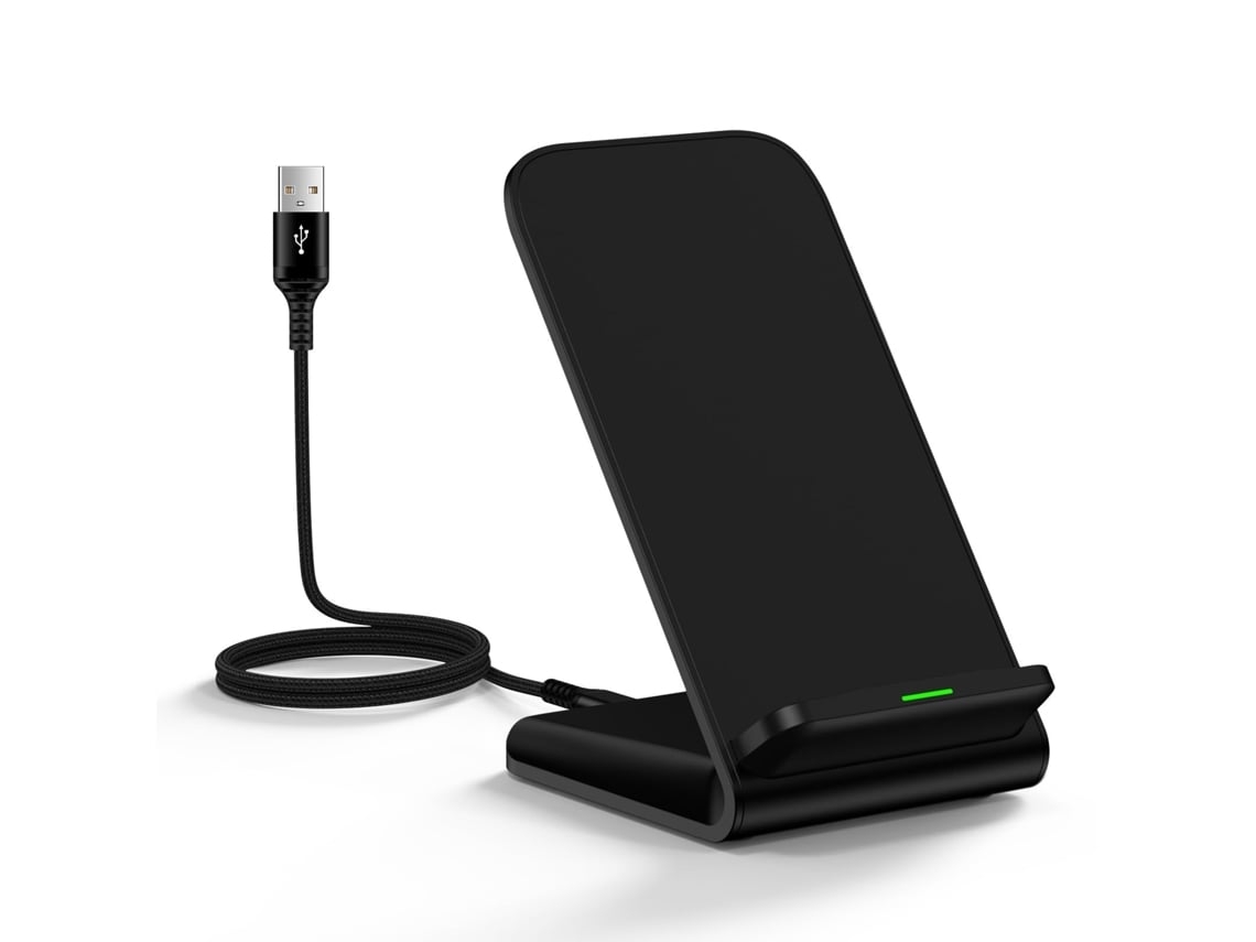 Estación De Carga Inalámbrica Rápida Para Samsung Yemaesre Negro