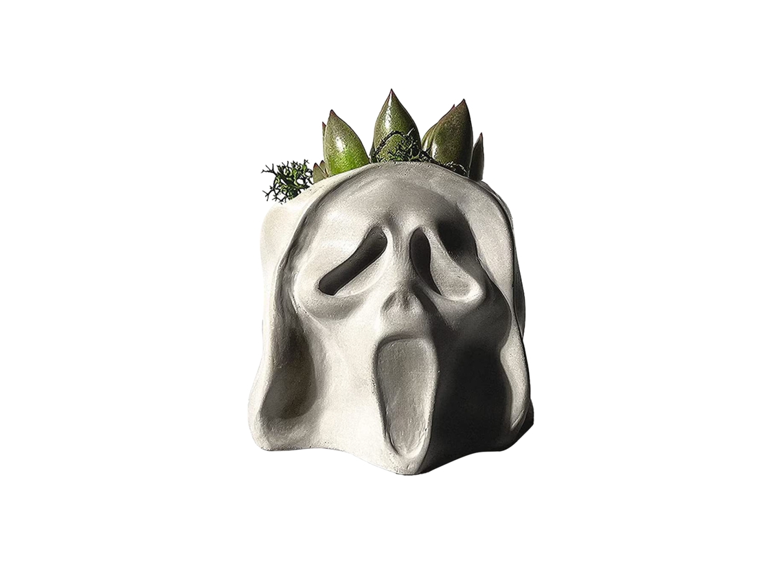 Nueva estatua de jarrón de terror con decoración artística de resina