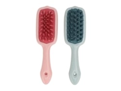 2pcs Cepillo De Champú Con Cerdas De Silicona Suaves Para Limpieza Profunda Masaje Y Exfoliación Del Cuero Cabelludo