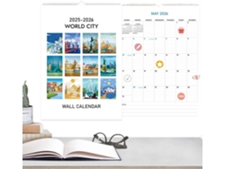 Calendario De Pared Para La Oficina- Semanal De Pared