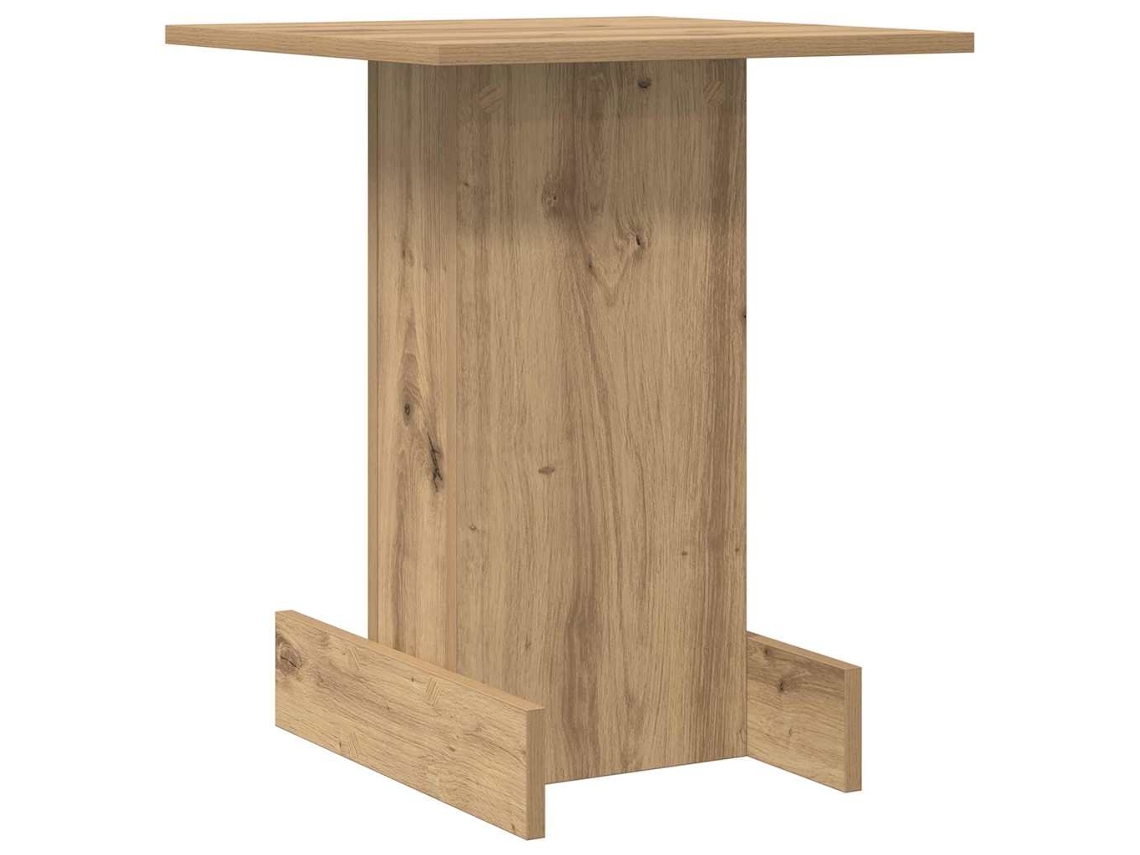 Mesita auxiliar | Mesa auxiliar | Mesa para salón, roble artesanal, 44,5 x 45 x 55 cm