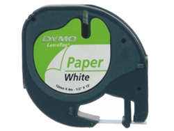 Cinta Laminada DYMO 12mm LetraTAG Paper tape