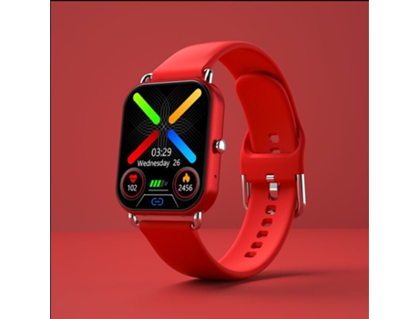 SHAH ARPAN F13 Reloj inteligente Llamada Bluetooth Monitoreo continuo de la temperatura corporal IP67 Resistente al agua, Rojo
