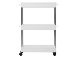 Carrito De Almacenamiento Móvil Delgado De 3 Niveles Para Cocina, Baño, Lavadero, Estante Organizador