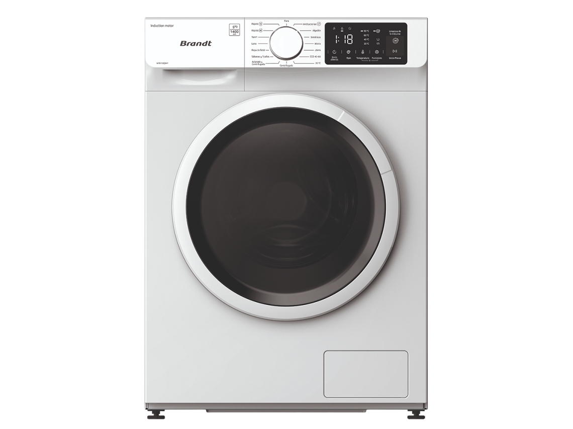 Lavadora de carga frontal Brandt Wfb198qwp