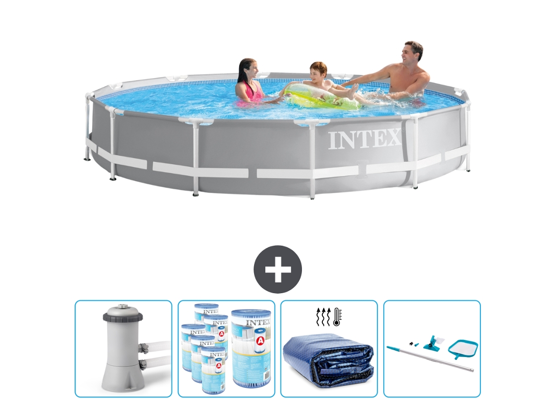 Piscina Tubular INTEX 26712GN-CB90 (6503 L - 366x76cm)