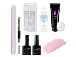 Kits de uñas de gel con lámpara, extensiones de uñas, kits de inicio populares para esmalte de uñas, herramientas de manicura para mujeres Ly Ebike