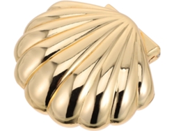 Joyero GOKOCO de zinc con forma de concha decorativa para collares, anillos y pendientes.