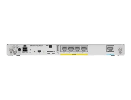 router wifi de 4 puertos CISCO ISR1100 Séries Eth LAN/WAN 4G Ram