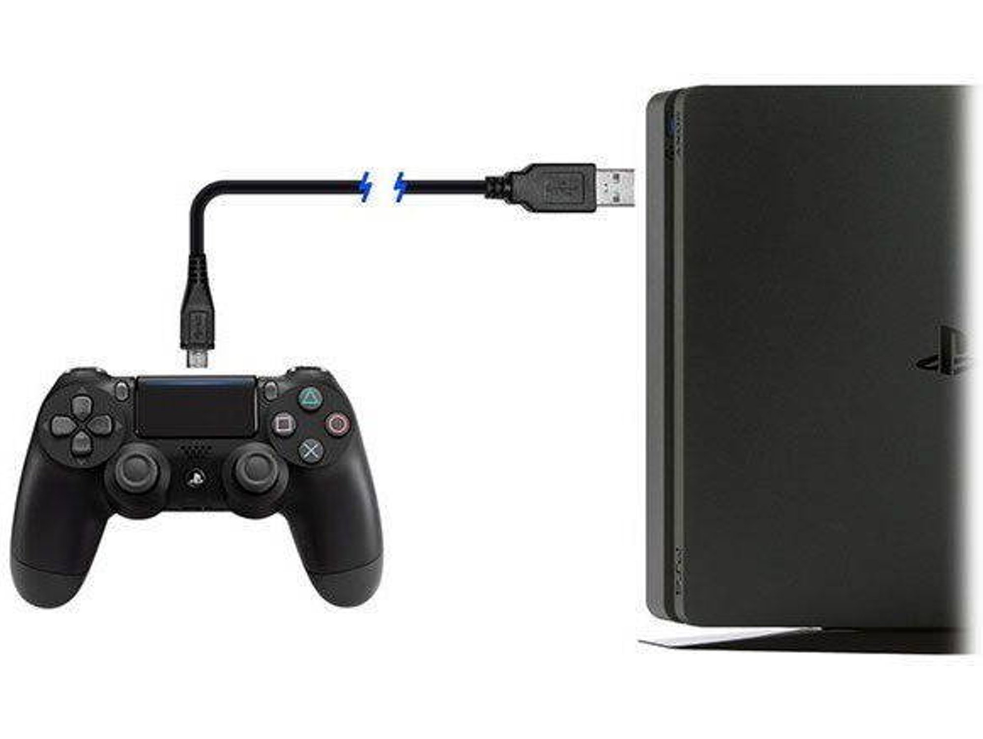 Cable de carga ARDISTEL Blackfire para Dualshock PS4