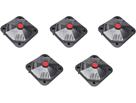 Calentador solar para piscina 735 W, set de 5 unidades