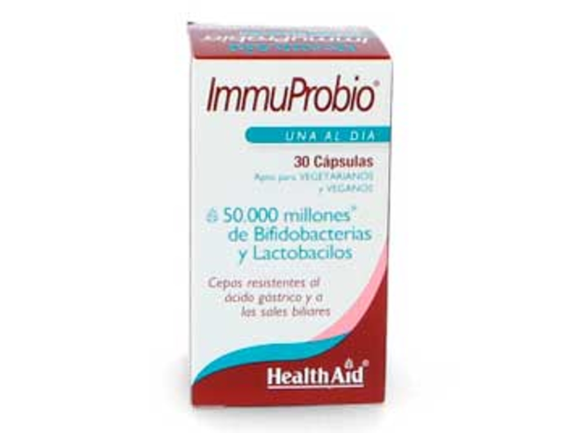 Complemento Alimentar HEALTH AID Immuprobio 50000 Millones (Apio - 30 Cápsulas)