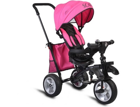 Triciclo BYOX Plegable y Reclinable Scar (Rosa)