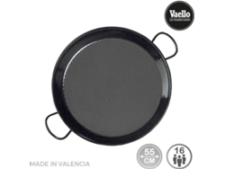 Sartén VAELLO para Paella Tradicional en Acero esmaltado Ø55Cm (16 Personas).