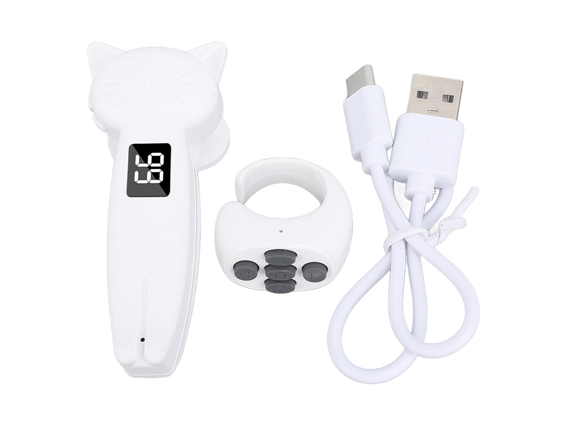Control Remoto De Páginas Para Kindle Y Cámara Android, Anillo De Desplazamiento Blanco