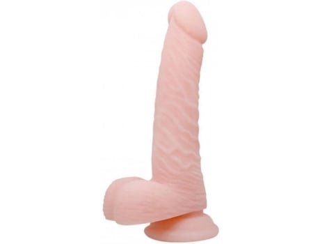 Estimulador BAILE DILDOS Baile Super Dildo Realistico Beis 18.8 cm