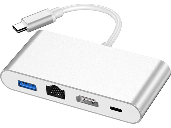 Adaptador HOWEI HW-TC42 (Type-C - HDMI - 4 en 1)